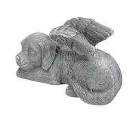 Haofy Figurine Commémorative de Chien Endormi en Résine, Statue D' Durable pour Animaux de Compagnie, Décoration de Balcon de Cour