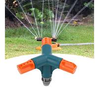 Haofy G1/2in Filetage Mâle DN15 Arroseur d'eau de Jardin Rotatif Buse de Pulvérisation à 3 Voies Outil D'irrigation D'arrosage de Pelouse pour Jardin Patio Cour Utilisation Extérieure
