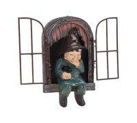Haofy GNOME - Décoration de Jardin en Résine, Style Rustique, Transformation du Jardin Féerique