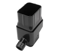 Haofy Inverseur d'eau de Pluie, Inverseur de Descente Pluviale en ABS pour Gouttière Standard de 2 X 3 Pouces, avec Robinet en PVC et Valve de Filtration, Système de Collecte d'eau de Pluie pour