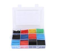 Haofy Kit de Tubes Thermorétractables, Manchon d'isolation électrique à Paroi épaisse Ignifuge en Polyoléfine Réticulée pour la Réparation de Fils et le Regroupement de Câbles 560 Pièces Tailles