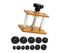Haofy Kit D'outils de Presse de Montre en Métal Solide avec 12 Matrices, Stable et Durable pour Le Boîtier de Montre Plus Proche, pour L'ensemble de Boîtier Arrière de Plus Proche (Modèle 1)