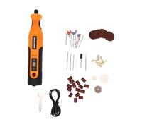 Haofy Kit D'outils sans Fil 12 Vitesses 5000 à 25 000 Tr/min Type C | Batterie 1100 Mah, Moteur 7,4 V, Charge 2 à 3 Heures, LED Intégrée, Poignée Ergonomique, Polissage de la Résine, Sculpture