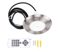 Haofy Lumière LED de Piscine Submersible, Acier Inoxydable 316, étanche | 15 Modes de Changement de Couleur, télécommandé, Design Ultra Fin à Montage encastré, Solution D'éclairage Sous L'eau pour