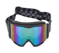 Haofy Lunettes de Protection pour Moto, Sport, Résistance aux Chocs, pour Cyclisme, Ski, Escalade, Plaisir en Plein Air (Lentille de couleur noire)
