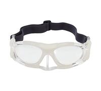 Haofy Lunettes de Sport pour Basket-ball, Football, avec Protection Anti-uv Résistante aux Chocs, pour Adultes et Adolescents, Matériau PC (WHITE)