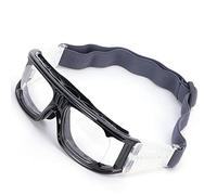 Haofy Lunettes de Sport Résistantes aux Chocs, Résistantes aux UV, aux Rayures, au Sable, pour Baseball, Tennis, Badminton, Modèle 087 (BLACK)