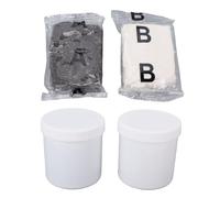 Haofy Mastic Auto-durcissant en 2 Parties A et B, composé D'argile à Sculpter 12,35 Oz Chacun pour la Réparation de Bâtiments de Modélisation sur Bois, Métal et Céramique