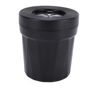 Haofy Mini Poubelle de Voiture avec Porte-gobelet pour Véhicule, Poubelle de Bureau avec Poche de Porte avec Matériau ABS, Intérieur Lisse Facile à Nettoyer pour Voiture, Camion, SUV,