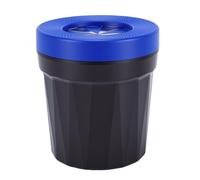 Haofy Mini Poubelle de Voiture avec Ventouse et Brosse de Nettoyage, Petite Poubelle pour Porte-gobelet de Véhicule et Bureau à Domicile