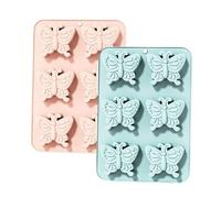 Haofy Moule à Savon en Silicone, 6 Cavités, 2 Pièces, pour Savons, Bougies, Chocolats en Résine