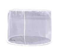 Haofy Moustiquaire pour Parasol de Terrasse 300 X 230 Cm pour Parasol déporté Banane en Porte-à-Faux de 250 à 300 Cm, Double Porte, Moustiquaire D'extérieur avec Base de Poids d'eau, (2)