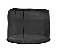Haofy Moustiquaire pour Parasol de Terrasse 300 X 230 Cm pour Parasol déporté Banane en Porte-à-Faux de 250 à 300 Cm, Double Porte, Moustiquaire D'extérieur avec Base de Poids d'eau, (1)