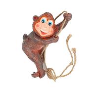 Haofy Ornement Animal en Résine, Modèle de Singe en Résine Synthétique, Joli Design pour la Décoration de Jardin de Maison, Bon pour une Utilisation Intérieure et Extérieure