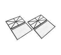 Haofy Panneaux de Filtre à Cartouche, 4 Pièces de Filtres de Nettoyeur de Piscine Robotique Lavables Rcx70101 pour Robot