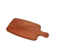 Haofy Planche à Découper en Bois D'ébène avec Poignée Allongée et Trou de Suspension pour Servir du Fromage, du Pain, du Steak (40 * 20 * 1.5cm)