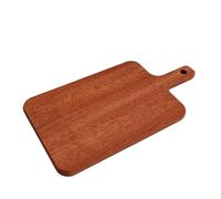 Haofy Planche à Découper en Bois D'ébène avec Poignée en Grain Naturel, Planche à Découper de Cuisine avec Finition Polie pour Fromage, Fruits, Légumes, Pain, Viande, Plateau de Service (40*21*1.8cm)