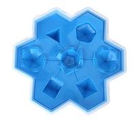 Haofy Plateau à Glaçons en Dés, Moule Flexible en Silicone de qualité Alimentaire, Fabrication de Savon de Cuisson de Fête
