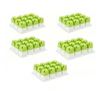 Haofy Plateau de Propagation des Plantes à 12 Trous, 5 Pièces, Trous de Drainage (Silicone)