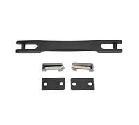 Haofy Poignée DE Valise ACCESSOIR DE Remplacement SURDY Sturdy, Grip Conforts, pour BOXESLUGGAGAGESUITCASE, Black 1 Set Metal End Cover