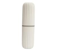 Haofy Porte-Brosse à Dents de Voyage de Camping, étui en 2 Sections en Plastique Durable pour Un Usage Quotidien, Voyage d'affaires, Maison, école