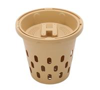 Haofy Poubelle de Jardin de Ferme Souterraine pour Utilisation dans Le Jardinage Extérieur de la Cuisine, Poubelle de Lombricompostage avec Trous et Couvercle pour Débutants (Beige)