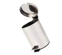Haofy Poubelle de Salle de Bain, Poubelle à Pédale en Acier Inoxydable 3L Polie Miroir Anti-empreintes Digitales avec Base Intérieure Antidérapante Amovible pour Salle de Bain, Chambre à Coucher,