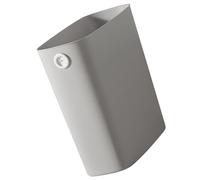 Haofy Poubelle Fine et Compacte avec Dessus Ouvert pour Contenir les Sacs en Toute sécurité 27,9 X 26,7 X 13 Cm - Convient pour la Salle de Bain, le Bureau, la Chambre à Coucher, la Cuisine, (Gris