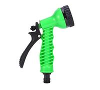 Haofy Pulvérisateur à Haute Pression d'Arrosage de Jardin avec 7 Modes en Plastique Vert pour l'Arrosage des Plantes, le Nettoyage, le Lavage de Voiture et la Douche