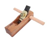Haofy Rabot à Bois Manuel, Rabot en Bois de Rose Rouge pour Menuiserie | Lame en Acier à Outils pour un Rasage Doux, Légère pour L'ébavurage et la Coupe, Base Plate Polie pour une stabilité,