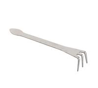 Haofy Râteau à Racines, Outil de bonsaï à 3 Dents en Acier Inoxydable avec Poignée Ergonomique, Râteau à Sol pour Enlever et Ameublir Le Sol, pour Pots de bonsaï, Jardiniers d'intérieur et