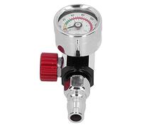 Haofy Régulateur de Pression de Peinture en Acier Inoxydable G1 4 Valve de Contrôle d'air Jauge Précise de 0 à 140 PSI d'entrée Stable pour le Gonflage de Pneus de Peinture par Pulvérisation