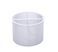 Haofy Remplacement du Panier D'écumoire de Piscine Hors Sol, adapté à la Crépine de Filtration de Piscine, Attrape Les Feuilles et Les Débris (White)