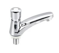Haofy Robinet à Bouton Poussoir en Alliage de Cuivre Économie d'Eau Arrêt Automatique pour Lavabo Salle de Bains Cuisine Hôtel