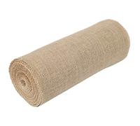 Haofy Rouleau de Tissu en Toile de Jute, Tissu de Jute pour Emballage Cadeau, Longueur de 32,8 Pieds avec Bords Lisses pour la Décoration de Mariage et le Jardinage