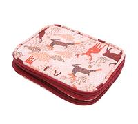 Haofy Sac à Crochet Portable et Durable, Grande capacité, Double Couche, Sac à Tricoter pour Le Stockage des Fils, Tissu Oxford 600D