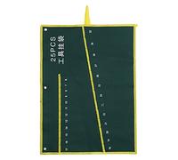 Haofy Sac de rangement pour clé 1Pc, sac de rangement pour outil de nrouleur vert, toile durable 6/8/10/12/14/25 poches(25PCS)
