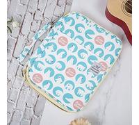 Haofy Sac de Rangement pour Crayons d'art Trousse à Crayons Double Couche Colorée Organisateur pour Enfants étudiants Artistes Sac à de Peinture de Croquis en Nylon Imperméable pour Fournitures