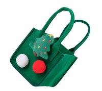 Haofy Sac en Feutre de Noël Doux, Cadeau de Vacances Fantaisiste pour les Amis et les Voisins (excellent Cadeau) (Arbre de Noël)