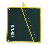 Haofy Sac de Rangement pour clé 1Pc, Sac de Rangement pour Outil de nrouleur Vert, Toile Durable 6/8/10/12/14/25 Poches(10PCS)