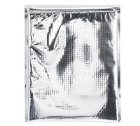Haofy Sac Sandwich Isolé Sac à Aliments en Aluminium Refermable à Fermeture à Glissière Facile à Chaud et à Froid, Paquet de 5 (25 * 30cm)