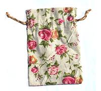 Haofy Sacs Cadeaux en Toile de Jute avec Cordon de Serrage, Pochette de Rangement en Tissu Réutilisable pour Cadeaux de Fête de Mariage, Bijoux et Petits Objets, 10 Pièces (1)