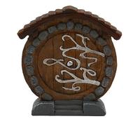 Haofy Sculpture de Porte de Fée en Résine Lisse, Décoration Exquise pour Salon de Jardin, Résine Synthétique 10,3 X 9,9 X 2,5 Cm pour les Amateurs de Contes de Fées