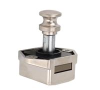 Haofy Serrure d'armoire de Camping-car en Alliage de Zinc, Mini Loquet à Bouton-poussoir, Serrure d'armoire sans clé pour Tiroir et Porte, 36 G, Conception Facile à Installer pour le Stockage de