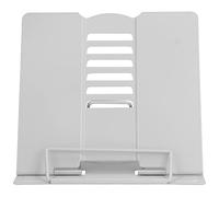 Haofy Support de Livre en Métal Réglable, Conception Ergonomique, Support Ferme et Stable pour la Lecture au Bureau et à Domicile (Beige)