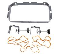 Haofy Support de Sac Poubelle sur Armoire, Support de Sac Poubelle Robuste et Réglable en Acier Inoxydable pour Armoire de Cuisine, Camping, Utilisation en Extérieur