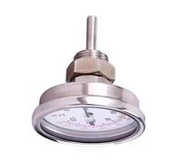 Haofy Thermomètre pour Fumoir BBQ Jauge de Température en Acier Inoxydable 32 à 248F Cadran de 2,48 Pouces Précision 1,0 Réponse 40s pour Fumoir Grill Four Kamado Bouilloire