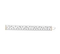 Haofy Toise de Croissance 150 Cm/60 Pouces, Règle Murale Amovible en Toile à Double échelle avec Extrémités en Bois - Suivi de la Hauteur pour les Enfants en Bas âge, Marquages clairs, Décoration