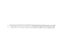 Haofy Toise de Croissance 150 Cm à Double échelle avec Marquages clairs pour le Suivi de la Hauteur, Règle Murale Amovible en Toile avec Extrémités en Bois pour Chambre d'enfant, Chambre (#2)