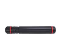 Haofy Tube de Stockage D'affiches de Documents Extensible Noir avec Protection de sécurité, Support de Fichiers Rétractable pour Les œuvres d'art, étanche à l'eau pour Les Voyages